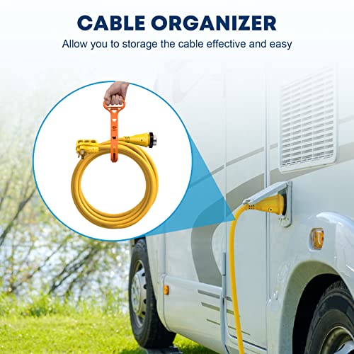 Kohree 50 Amp RV Power Extension Cord 25FT with Grid Handle Heavy Duty