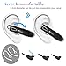 Yuwiss Bluetooth Earpiece Wireless Cell Phones Headset with Mic Noise Canceling In-ear Earbuds Stereo Car Driving Headphones for iPhone Samsung Android All Smart Phone (20 Hours Hands Free Play Time)