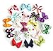 HipGirl Appliques, Flower and Embellishment for Your DIY projects (40pc 1" Grosgrain Mini Bows. Color May Vary)