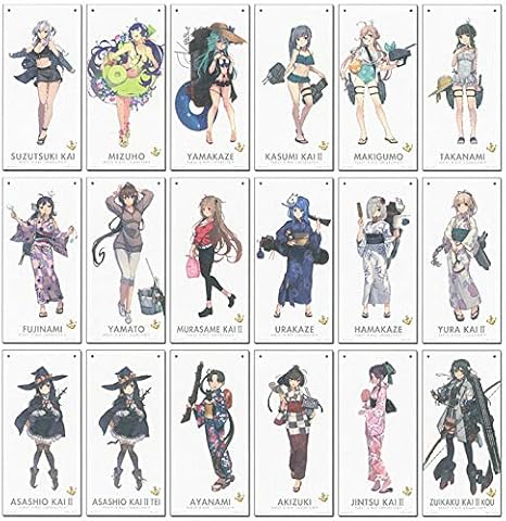 Amazon 全18種セット 艦娘クリアート 一番くじ 艦隊これくしょん 艦これ 夏こそ艦娘 ずるいぞ 艦娘 けしからん夏 F賞 アニメ 萌えグッズ 通販