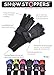 SnowStoppers Waterproof Ski & Snowboard Winter Kids Gloves (Small Ages 6-10, Black)