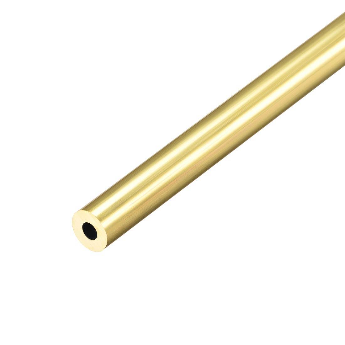 sourcing map Brass Round Tube, 300mm Length 7mm OD 2mm Wall Thickness, Seamless Straight Pipe Tubing