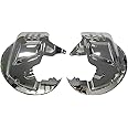 Chrome Motorbike Brake Rotor Covers LED Ring Of Fire For Honda Goldwing GL1800 2001-2014 F6B 2013-2015 (Blue)