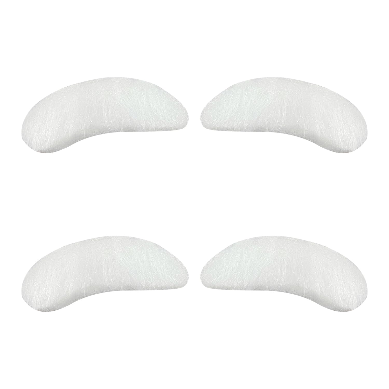 MFUOE 2 Pairs Santa Eyebrows Novelty Small False Eyebrows White Facial Hair Christmas Cosplay Props for Santa Masquerade Costume Cosplay Accessory