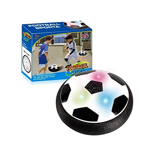 Anpole Soccer Toy for Kids - Hockey Football Which Amazing Hover Ball with Powerful LED Light Size 4 Boys Girls Sport Children Toys Training Football for Indoor or Outdoor with Parents Game - Thumbnail 6