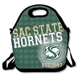 NCAA California State University Sacramento State Hornets Logo Travel Tote Lunch Bag