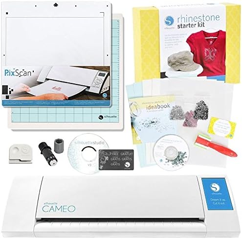 Silhouette Cameo Rhinestone Starter Kit Bundle with Pixscan Cutting Mat
