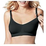 Bravado! Designs Women's Body Silk Seamless Nursing Bra (Medium, Black)