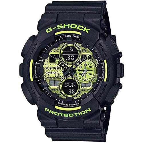 Casio-G-Shock-GA-140DC-1AER-Mens-Yellow-Resin-Watch