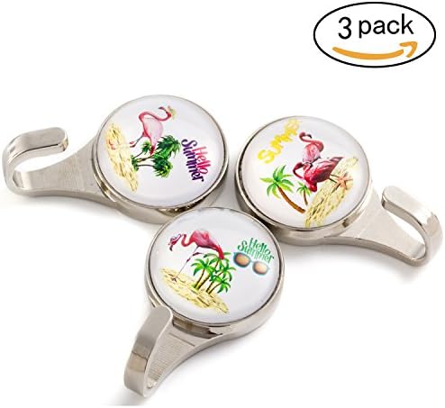 Flamingo Decorative Wall Hooks (3 Pack), Silver Plating Hangers Ideal for Scarfs, Hats, Keys, Coats