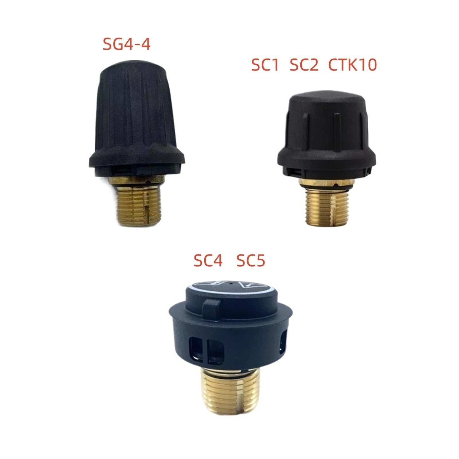 HAvern Steam Cleaner Accessories Compatible for KARCHER SC1 SC2 SC4 SC5 CTK10 SG4-4 Brass Safety Valve Kit (Color : SC1 SC2 CTK10)