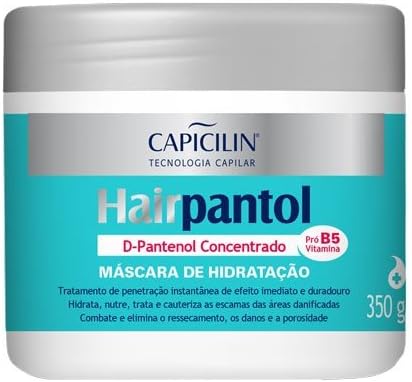 Linha Hair Pantol Capicilin - Mascara de Hidratacao 350 Gr - (Capicilin Hair Pantol Collection - Moisturizing Mascara Net 12.34 Oz)