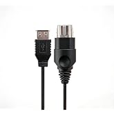 UIGOCLE PC Female USB Converter Adapter Cable Cord Compatible with Original Xbox Console Gen.1 Console（0.7 M）