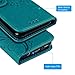 Galaxy S8 Case, S8 Case Embossed Love PU Leather Case TPU Shock Bumper Detachable Magnetic Wallet Case with Slot Wallet Wrist Strap Cover for Samsung Galaxy S8