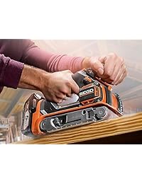 Ridgid 18 volt Gen5 X taladro sin escobillas 3 In. x 18 en. Lijadora de correa (tool only) con bolsa de polvo y (1) grano 80 lija Bel