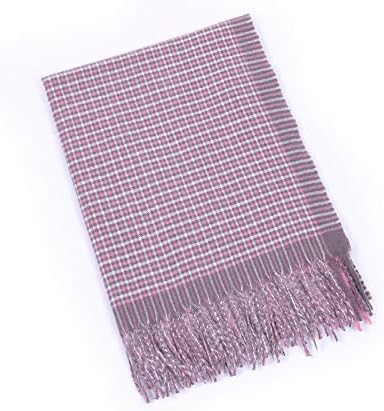 AAJewels Cashmere Scarf Shawl for Womens Pin Check Winter Warm
