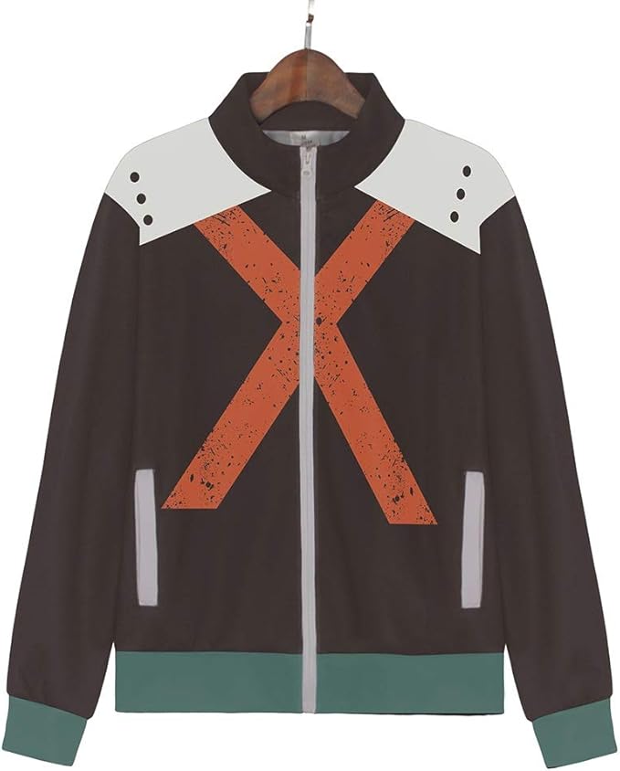 My Hero Academia Chaqueta con cremallera, diseño de