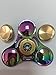 Hand Spinner Rainbow Fidget Toy Rust-proof Bearing With Case 6 Min Above Spins Titanium Alloy Material No Wobbles