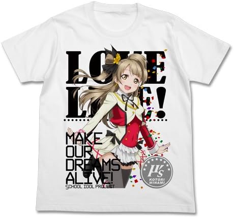 Amazon ラブライブ 南ことりフルカラーtシャツ ホワイト サイズ L アニメ 萌えグッズ 通販