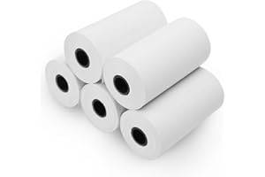 Thermal Printing Paper for BESTOONE Kids Instant Print Camera, No Ink Required, Safe, Tough, 5 Rolls