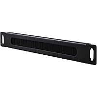 GeeekPi 0.5U Brush Cable Manager Rack Mount with Brush Strip for Cable Entry for DeskPi RackMate T1/T0/T2 and 10 inch Server