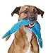Petstages Stuffing-Free Floppy Shark Plush Dog Toy, Large