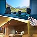 ANOOVV Led Strip Lights Waterproof, DC12V 33Ft 300leds 5050RGB Led Light Strip with Flexible 3M Tape IR DIY Controller 44Key Remote, 5A Power Supply for Kitchen, Bedroom, Sitting Room