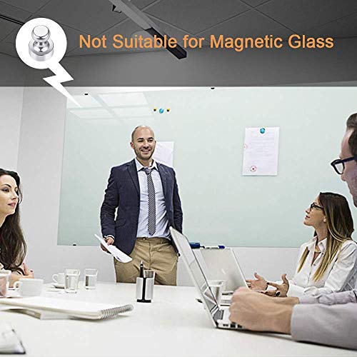 Aistuo Magnete für Magnettafel,15 Stücke Magnetische Push Pins für Kühlschrank, N52 Magnete mit Griff,Magnettafel und Whiteboard
