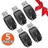 [Upgrade Version] 510-Thread USB Smart Charger with Over-Charge Protection – 5 Pack