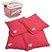 Triumph Sports Red Canvas Cornhole Bags – 4 Bags Included, Size 6