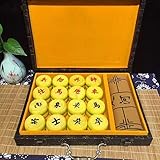 Asian Big Leaf Golden Silk Nanmu Chinese Chess