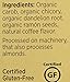 Teeccino Dandelion Tea – Dark Roast – Rich & Roasted Herbal Tea That’s Caffeine Free & Prebiotic with Detoxifying Dandelion Root, 10 Tea Bags (Pack of 4)