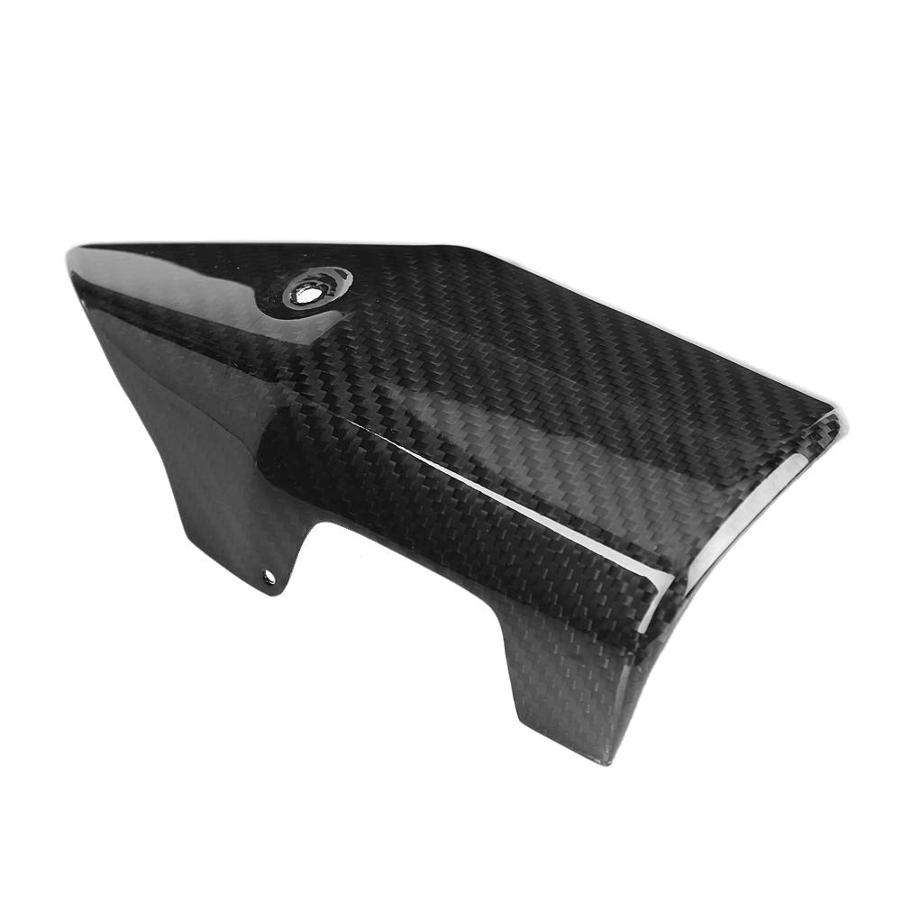 KIMISS Carbon Fiber Motorcycle Heat Shield Exhaust Muffler Pipe Cover