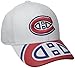 NHL Montreal Canadiens Men's Draft Take Down Cap, Small/Medium, White
