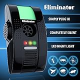 Eliminator™ Electronic Powerful Pest Repeller with Night Light - Eliminates Insects and Rodents