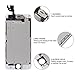 Full Assembly for iPhone 6 Plus Screen Replacement 4.7 inch LCD Touch Digitizer Display with Front Camera，Facing Proximity Sensor，Ear Speaker，Repair Tools and Free Screen Protector (White) …