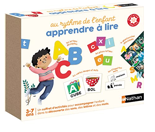 Nathan Ritmo del bambino imparo a Lettura-Gioco Educazione Positiva-Di-3 Anni Scoperta e Apprendimento della Lettura, 31163, Multicolor