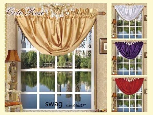 Amazon Com Octorose Royalty Custom Waterfall Window Valance Swags