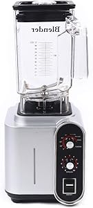 Countertop Blender, 1500W Timer & 10-Speeds Professional High-Speed Blender 24000r/min Commercial Ice Crush, Blender for Making Smoothies, Juices, Powdered Powder, Ground Meat, Milkshakes