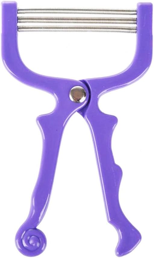 Jooks Handheld Facial Hair Removal Threader Remover Threading Beauty Epilator Tool Purple