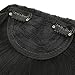REECHO Fashion Full Length Synthetic 1 Piece Layered Clip in Hair Bangs Fringe Hairpieces Hair Extensions Color - Natural Black