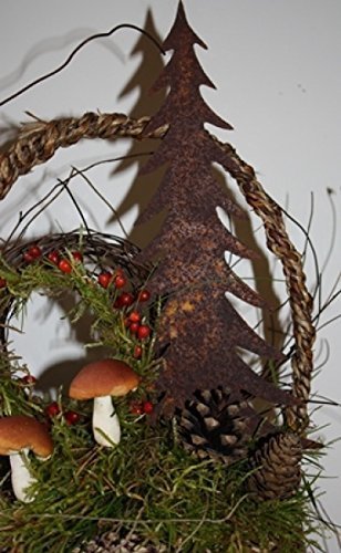 Rostikal Edelrost Tannenbaum Zum Stecken Rostige Weihnachtsdeko 25 Cm Hoch