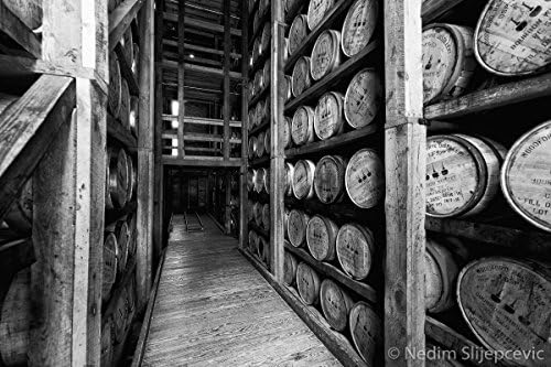 Large Format Print, Canvas or Unframed, Barrels Wall Art, Bourbon and Whiskey Decor, Great for Pub and Bar Decor