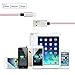 iPhone Cable SGIN, 4Pack 3FT 6FT 6FT 10FT Nylon Braided Cord Lightning Cable Certified to USB Charging Charger for iPhone 7,7 Plus,6S,6s Plus,6,6plus,SE,5S,5,iPad,iPod Nano 7 - Pink