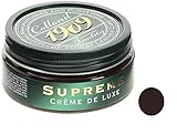 Collonil 1909 Dark Brown Cream Polish. Revives Color and Nourishes Smooth and High Gloss Leather Shoes.