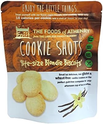 The Foods of Athenry - Cookie Shots - Bite-size Blondie Biscuits - 120g (Case of 12)