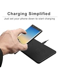 Cargador inalámbrico Triple de Qi, JE 3 dispositivos, multi cargador inalámbrico, estación de carga de escritorio para iPhone XS MAX XR XS X 8 8 Plus, Samsung Galaxy S8+ S7 S7 Edge Note 8 5, Nexus 5 6 7 y todos los QI Enabl