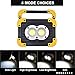 ZXLN Portable LED Work Light, COB LED Work Light 20W, Rechargeable Outdoor Work Light, 4000mAh Power Bank for Hiking, Car Repairing, Builtin SOS Emergency Mode (Free 2X18650 Lithium Batteries)