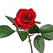 Leagel Artificial Rose Flowers,Fake Silk Bouquet for Wedding Party Baby Shower Home Decor DIY,Pack of 1 (1, Red)