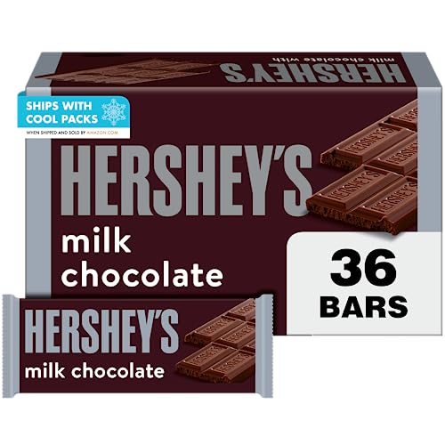 HERSHEY'S Milk Chocolate Candy Bars, 1.55 oz (36 Count) Pricepulse